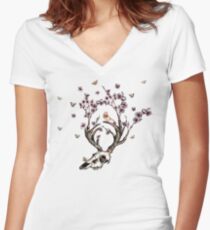 Life Women's Fitted V-Neck T-Shirt