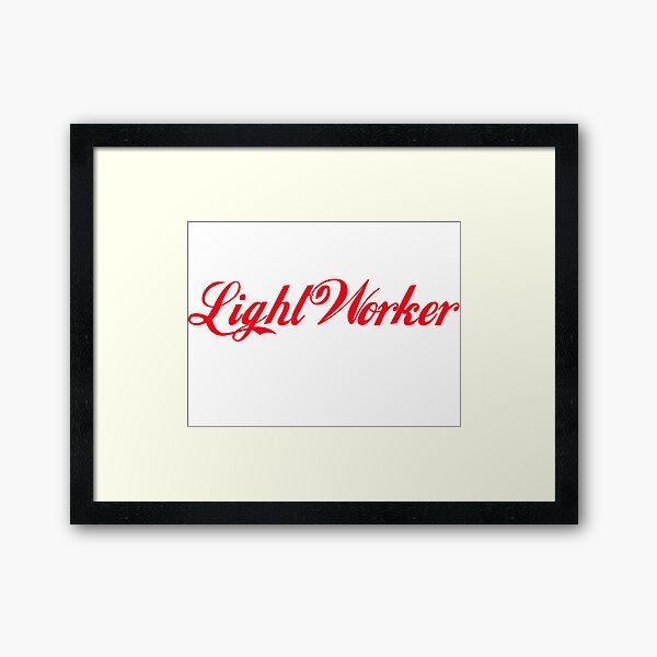 Lightworker Framed Art Print