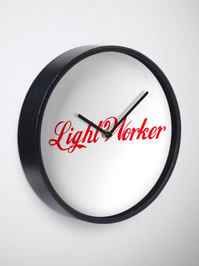 Alternative Ansicht von Lightworker - Lichtarbeiter Uhr