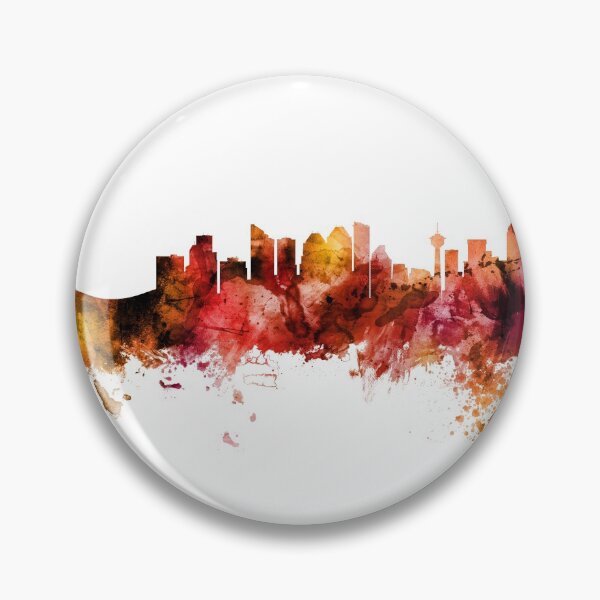 Item preview, Calgary Canada Skyline designed and sold by ArtPrints.