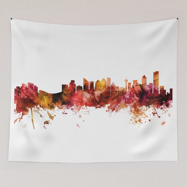 Item preview, Calgary Canada Skyline designed and sold by ArtPrints.