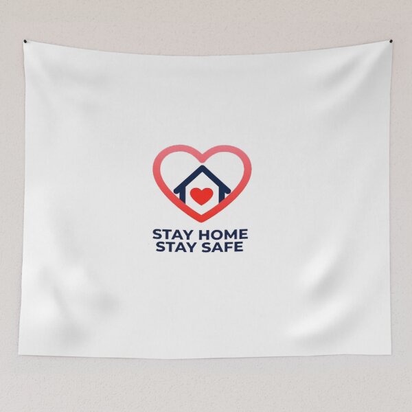 Item preview, Stay home, stay safe- Social Distancing T-Shirt designed and sold by bestdesigns2020.