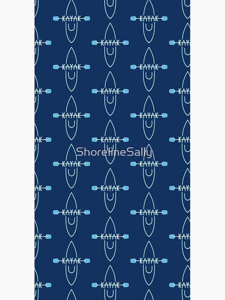 Deep Blue Kayak by ShorelineSally