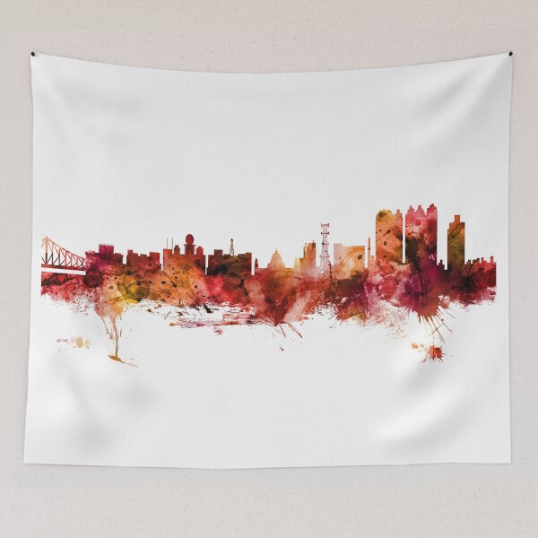 Item preview, Kolkata (Calcutta) India Skyline designed and sold by ArtPrints.