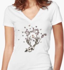 Life 2 - Sepia Version Women's Fitted V-Neck T-Shirt