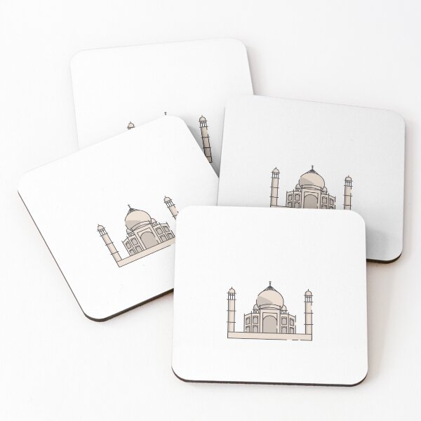 Item preview, Taj Mahal flat design illustration designed and sold by TheBestOtaku.