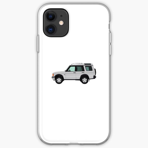 White Land Rover Discovery iPhone Soft Case