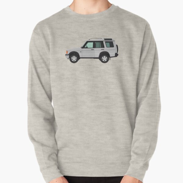 White Land Rover Discovery Pullover Sweatshirt