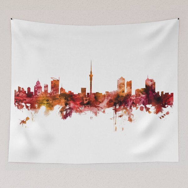 Item preview, Auckland New Zealand Skyline designed and sold by ArtPrints.