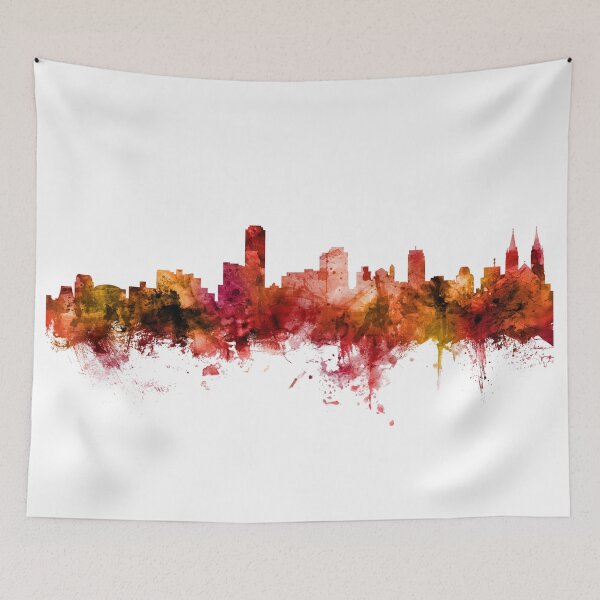 Item preview, Adelaide Australia Skyline designed and sold by ArtPrints.
