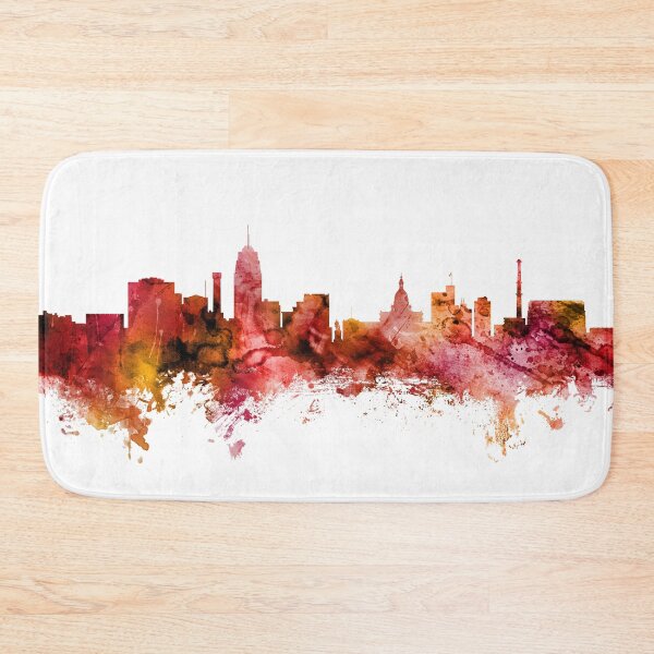 Item preview, Lansing Michigan Skyline designed and sold by ArtPrints.
