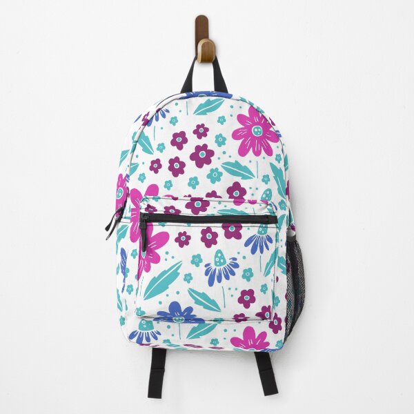 Item preview, Small purple blue flowers print designed and sold by Jenmag.