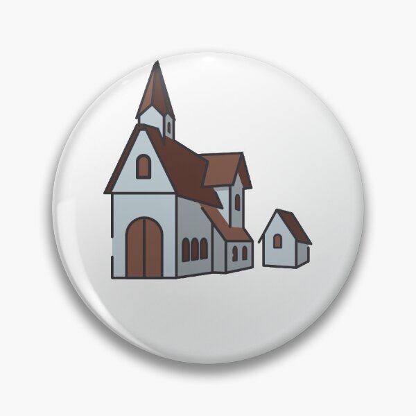 Item preview, Reiss chapel flat design illustration designed and sold by TheBestOtaku.