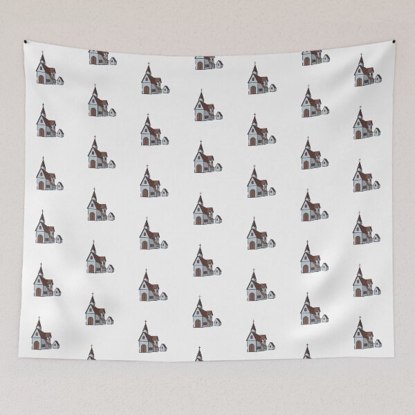 Item preview, Reiss chapel flat design illustration designed and sold by TheBestOtaku.