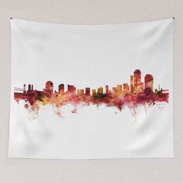 Artikelvorschau, Wilmington Delaware Skyline entworfen und verkauft von ArtPrints.