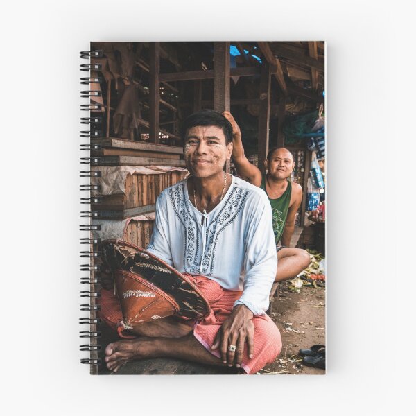 Item preview, Myanmar local market vendor portrait designed and sold by michieldros.