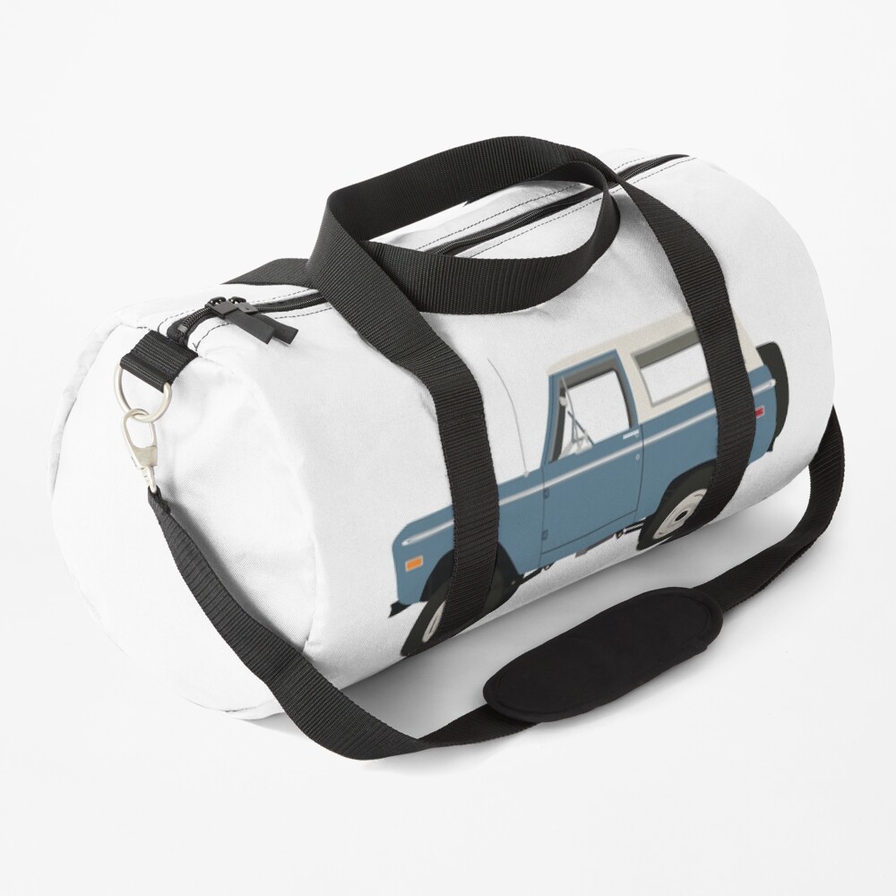 "Blue Ford Bronco" Duffle Bag by eknicole Redbubble