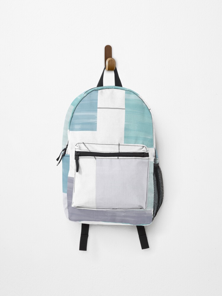 Thumbnail 1 of 3, Backpack, Geometric Rectangles Design designed and sold by FunkyDragon.