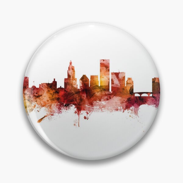 Item preview, Providence Rhode Island Skyline designed and sold by ArtPrints.