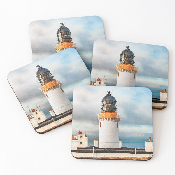 Item preview, Dunnet Head lighthouse watercolor painting designed and sold by NatureSight.