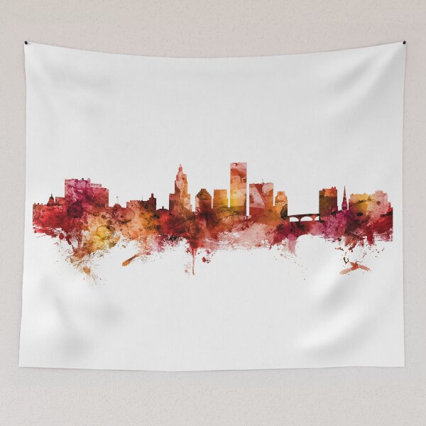 Item preview, Providence Rhode Island Skyline designed and sold by ArtPrints.