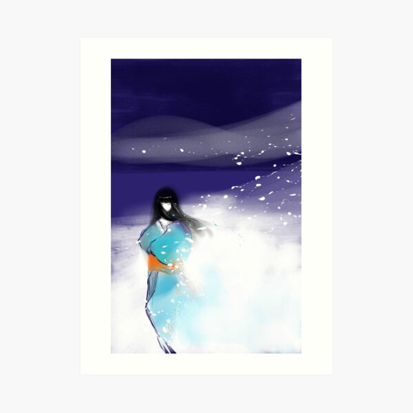 Yuki Onna: Snow Maiden Art Print