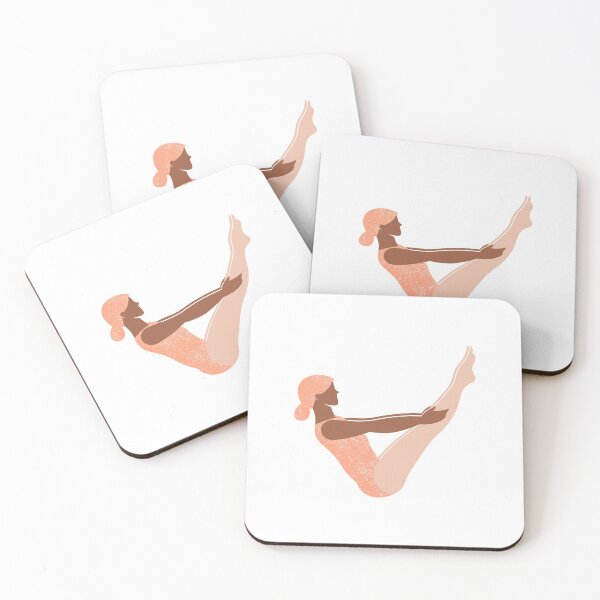 Item preview, Boat Pose - Yoga Yogi designed and sold by ItsNikkiArts.