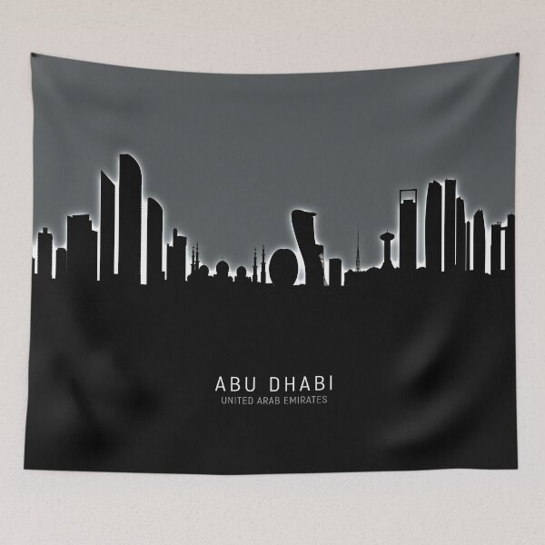 Item preview, Abu Dhabi Skyline designed and sold by ArtPrints.