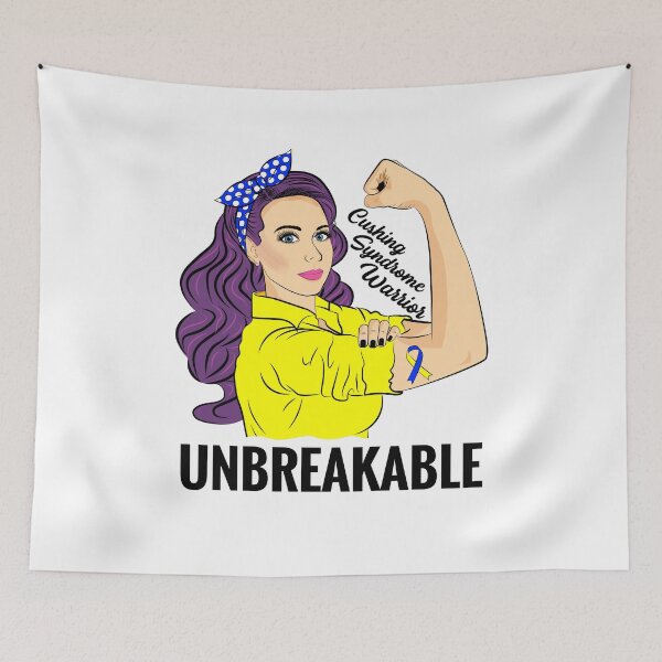 Item preview, Cushings Syndrome Awareness Warrior Unbreakable designed and sold by ZNOVANNA.