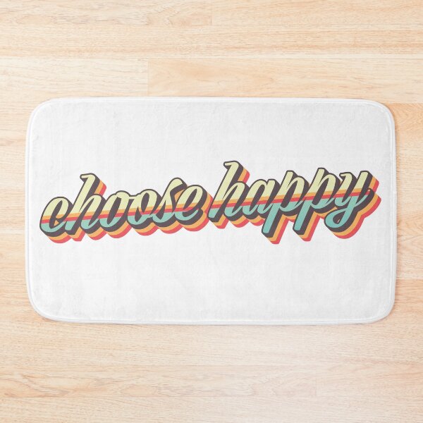 Item preview, Choose Happy Retro Quote designed and sold by elmma design.