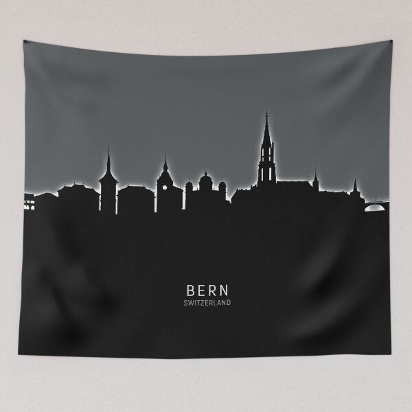 Artikelvorschau, Bern Switzerland Skyline entworfen und verkauft von ArtPrints.