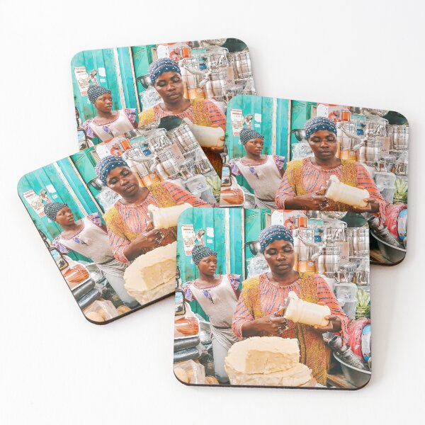 Item preview, Portrait of Ghanaian woman selling Shea Butter on the Market in Accra, Ghana designed and sold by michieldros.