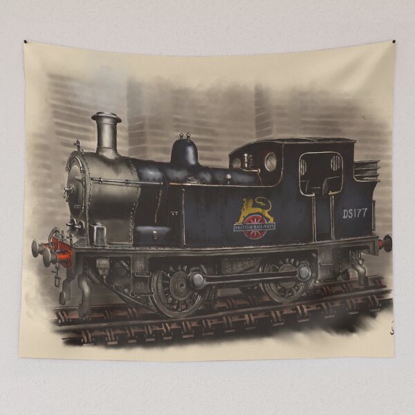 Item preview, Nellie in Black - Steam Locomotive designed and sold by Rasendyll.