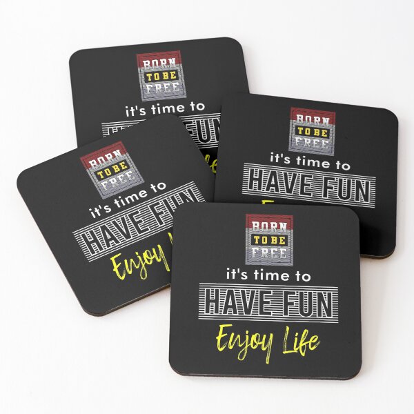 Item preview, Born To Be Free It's Time To Have Fun Enjoy Life designed and sold by darknessjeff86.