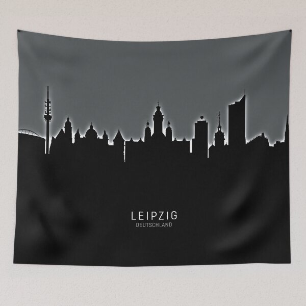 Item preview, Leipzig Germany Skyline designed and sold by ArtPrints.