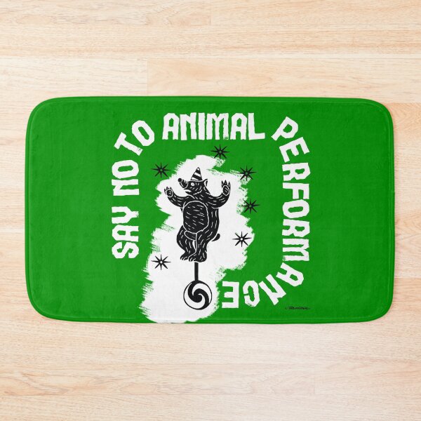 Item preview, Say NO to Animal Performance - Bear designed and sold by Hell-Prints.