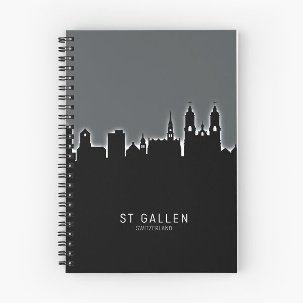 Item preview, St Gallen Switzerland Skyline designed and sold by ArtPrints.