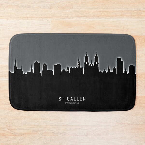 Item preview, St Gallen Switzerland Skyline designed and sold by ArtPrints.