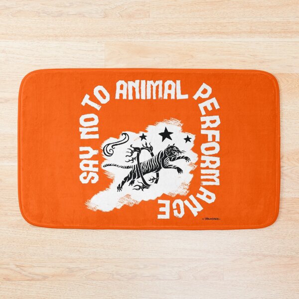 Item preview, Say NO to Animal Performance - Tiger jump designed and sold by Hell-Prints.