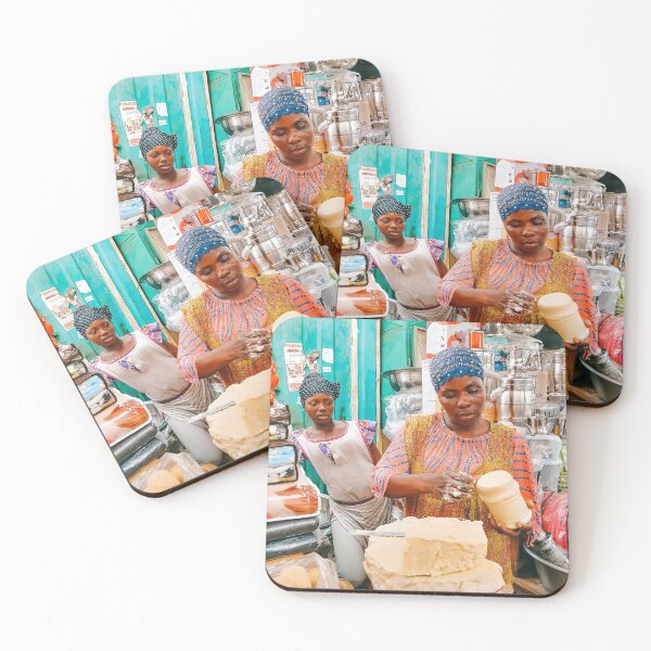 Item preview, Local African women selling Shea Butter on the Market in Accra, Ghana designed and sold by michieldros.