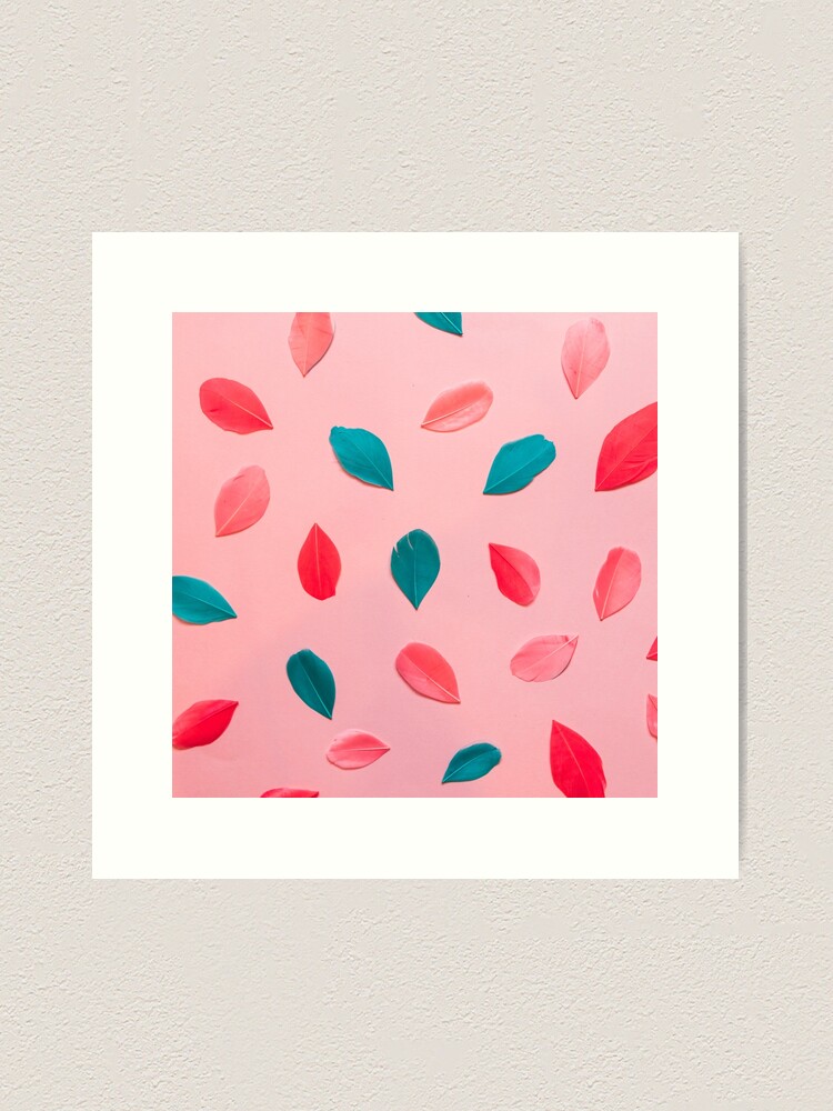 Alternate view of Сolorful feathers Art Print