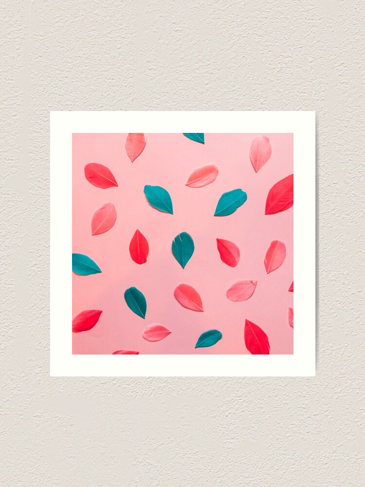 Alternate view of Сolorful feathers Art Print
