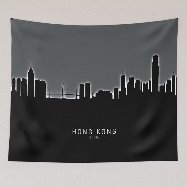 Artikelvorschau, Hong Kong Skyline entworfen und verkauft von ArtPrints.
