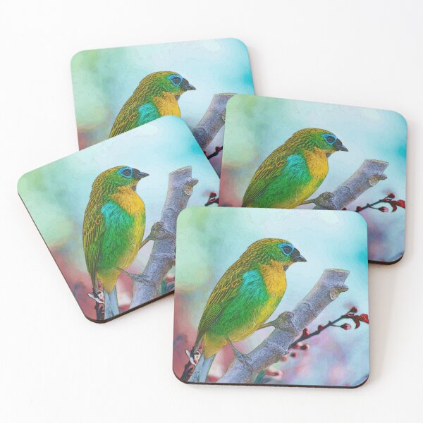 Item preview, Brassy Breasted Tanager Bird designed and sold by Heathermarie321.