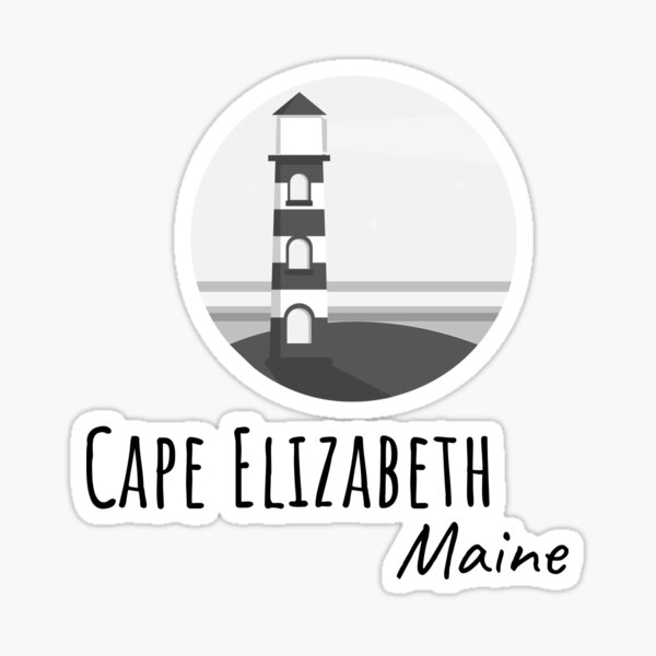 "Cape Elizabeth Maine " Sticker for Sale by HeroNurse Redbubble