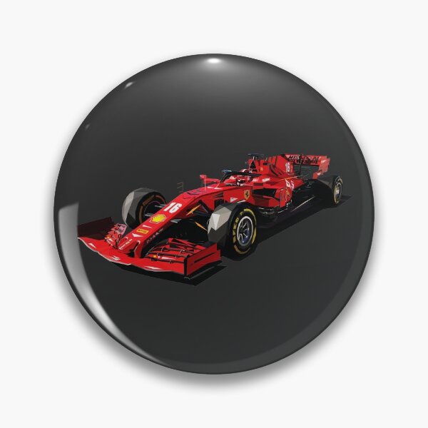 Item preview, Charles Leclerc SF1000 Low Poly Art designed and sold by pxlG.