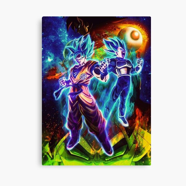 Quadro decorativo Vegeta Saiyajin Blue Dragon Ball