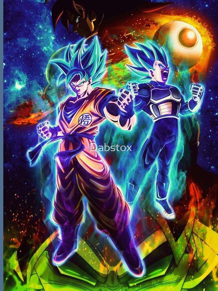 1080p Broly Iphone Case Dragon Ball Super Goku And Vegeta SSJ Blue