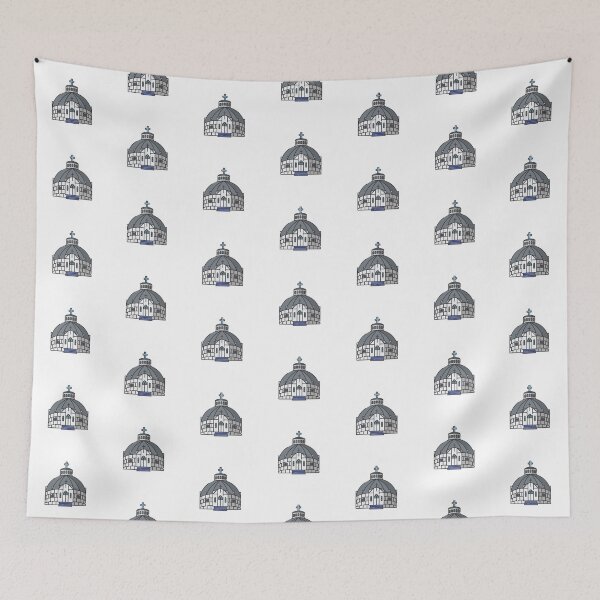 Item preview, Igloo church flat design illustration designed and sold by TheBestOtaku.