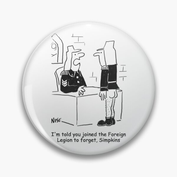 Item preview, Soldier in the French Foreign Legion Cartoon designed and sold by NigelSutherland.